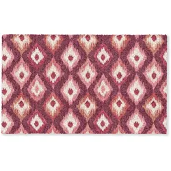 FUSSMATTE Diamantformen - Rosa - Muster - Textur Flurteppich 150x90 cm