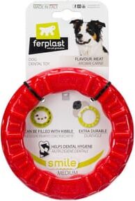 Ferplast Brinquedo Cão Smile M Dog Ring Vermelho