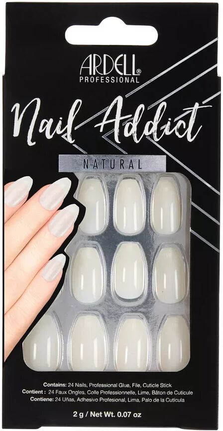 Ardell - Nail Addict Natural Ballerina, Künstliche Fingernägel, 24 Stk