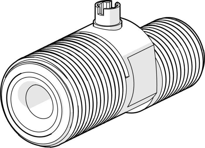 Hansa S-Anschluss absperrbar komplett 59914082