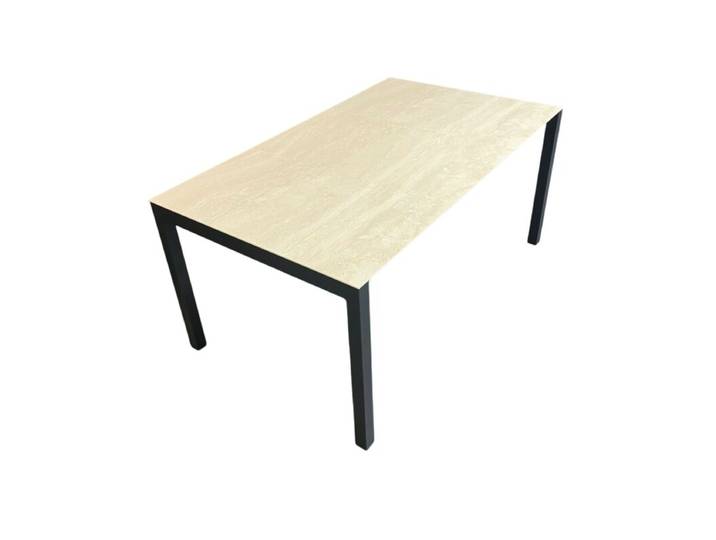 SIT Mobilia Pico Ausziehtisch Aluminium/Keramik - 160/220 × 95 Geradlinig &amp; pur ausziehbar