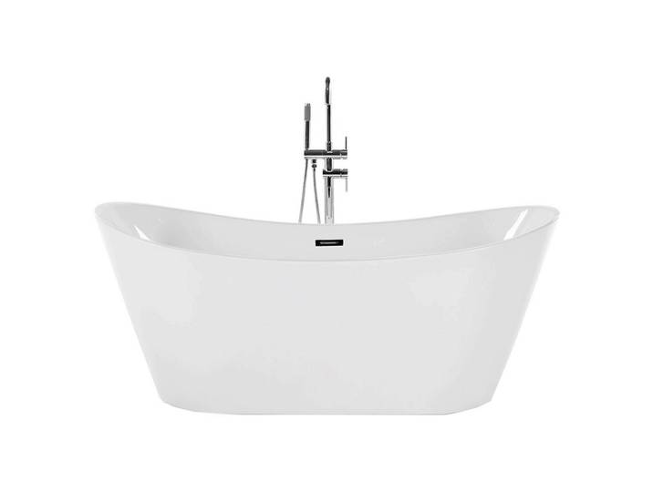 BADEWANNE FREISTEHEND 76x160x72 cm weiß Antigua