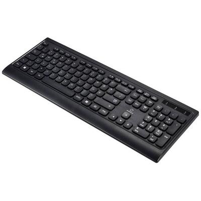 Renkforce RF-5799534 Kabellos Tastatur Deutsch, QWERTZ Schwarz