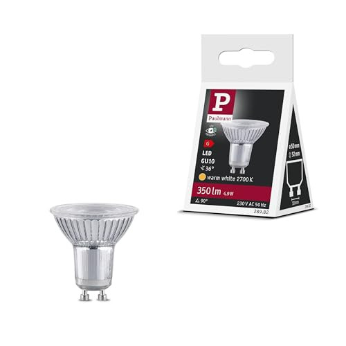 Paulmann LED-reflector GU10 4,9W 2700K Warmwit Zilver