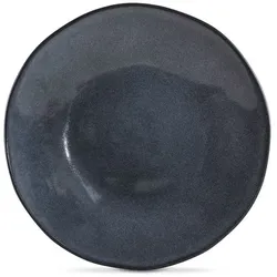 6er-Set ASA Selection Frühstücksteller Happy Day Ø 23 cm Steinzeug Blau Dunkelblau