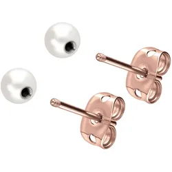 Titan Ohrstecker ECHTE FRISCHWASSERPERLE