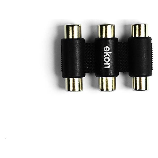 Ekon Cinch - 3x Cinch (RCA) (ECVAD3RCAFF)