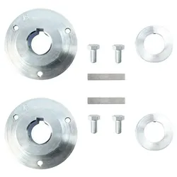 Marantec WA-S 25 N Wellenadapter für Mittelmontage Anflanschadapter 25 mm mit Nut