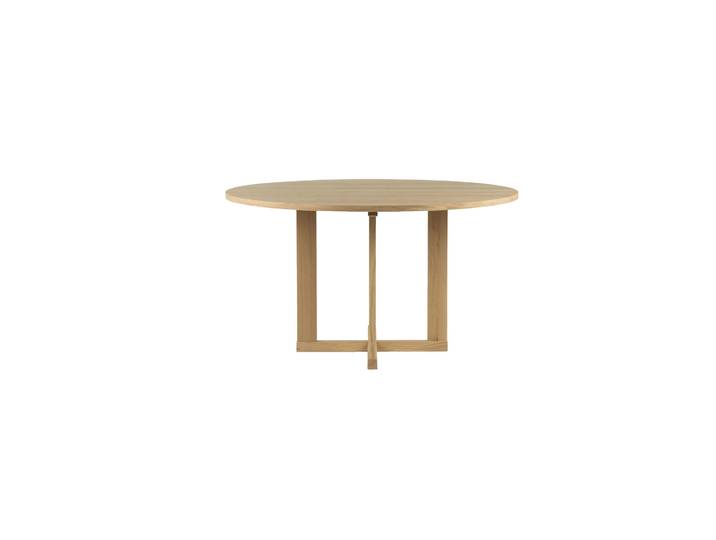 Mavis Table à manger Arv Ø130 cm Chêne blanchi pigmenté, finition mate laquée
