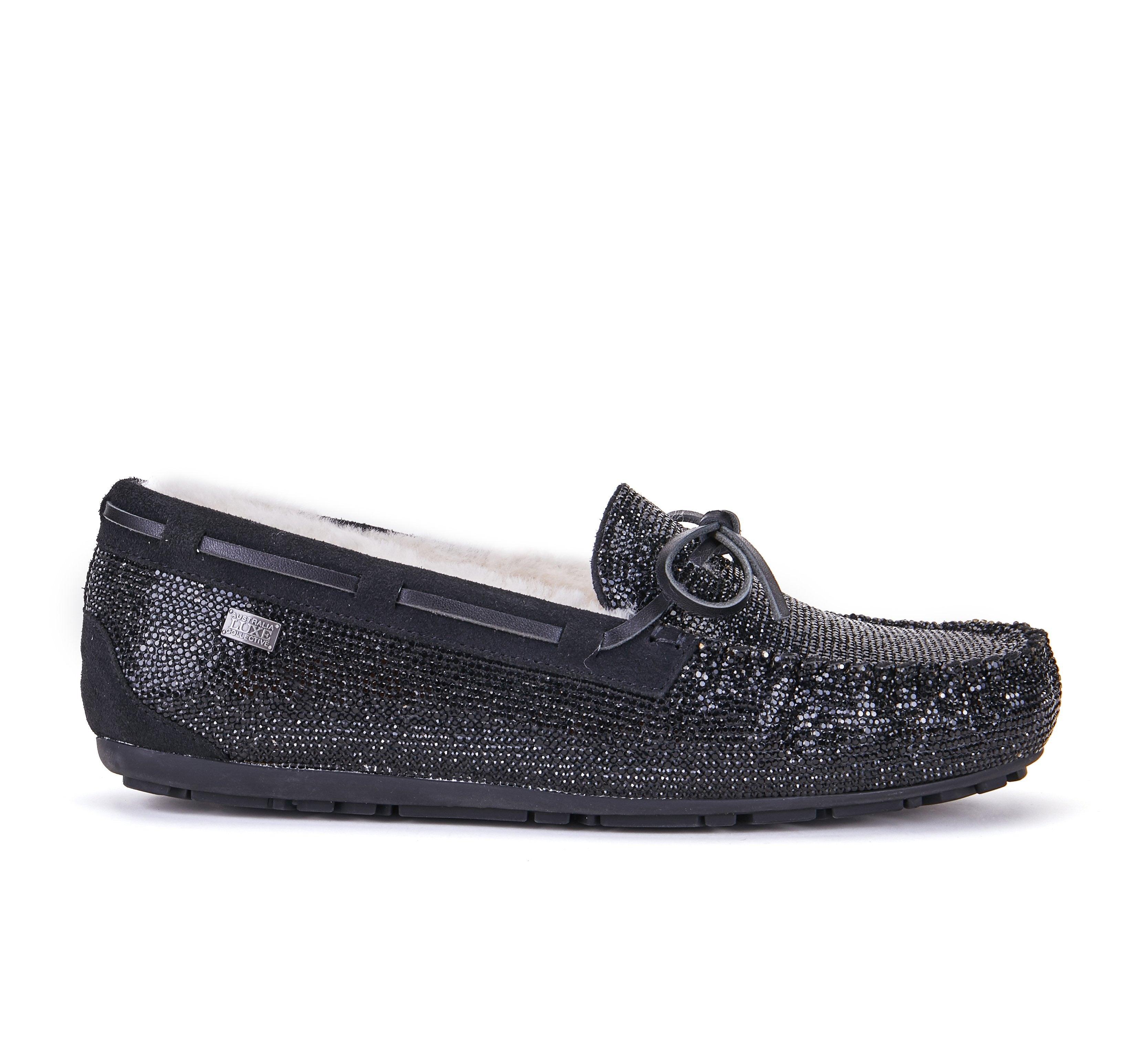 Australia Luxe Prost Diamonds Schwarze Hausschuhe