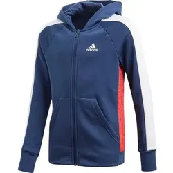 ADIDAS Mädchen adidas Athletics Club Kapuzenjacke, Größe 128 in Blau Blau