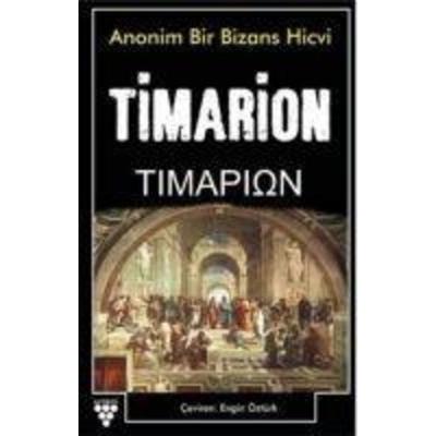 Timarion, Taschenbuch von Kolektif, Urzeni Yayincilik