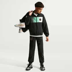 NIKE Woven Kylian Mbappé Fußball Trainingsanzug Kinder 010 - black/metallic gold XL (158-170 cm)