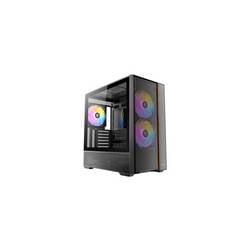 ANTEC FLUX Rear ATX/Micro-ATX/ITX Midi Tower PC Gehäuse , schwarz 0-761345-10241-4