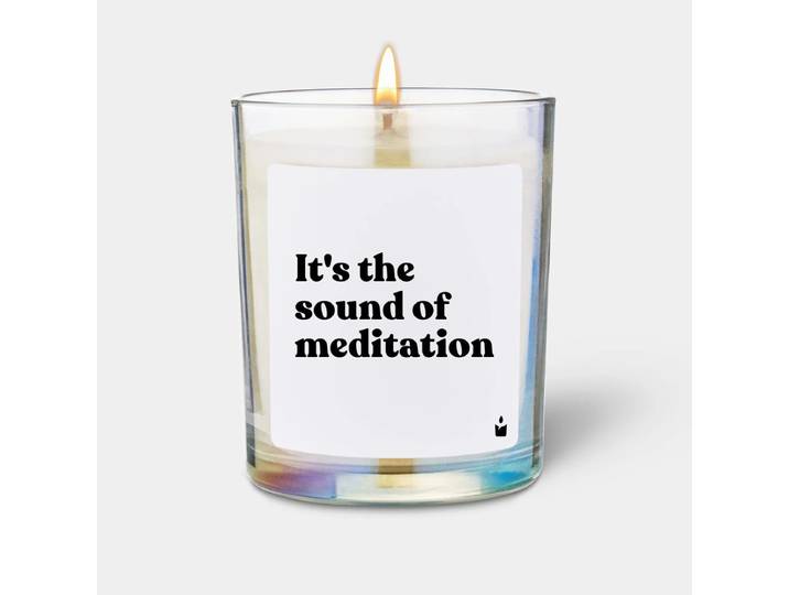 Duftkerze Flowery It's the sound of meditation