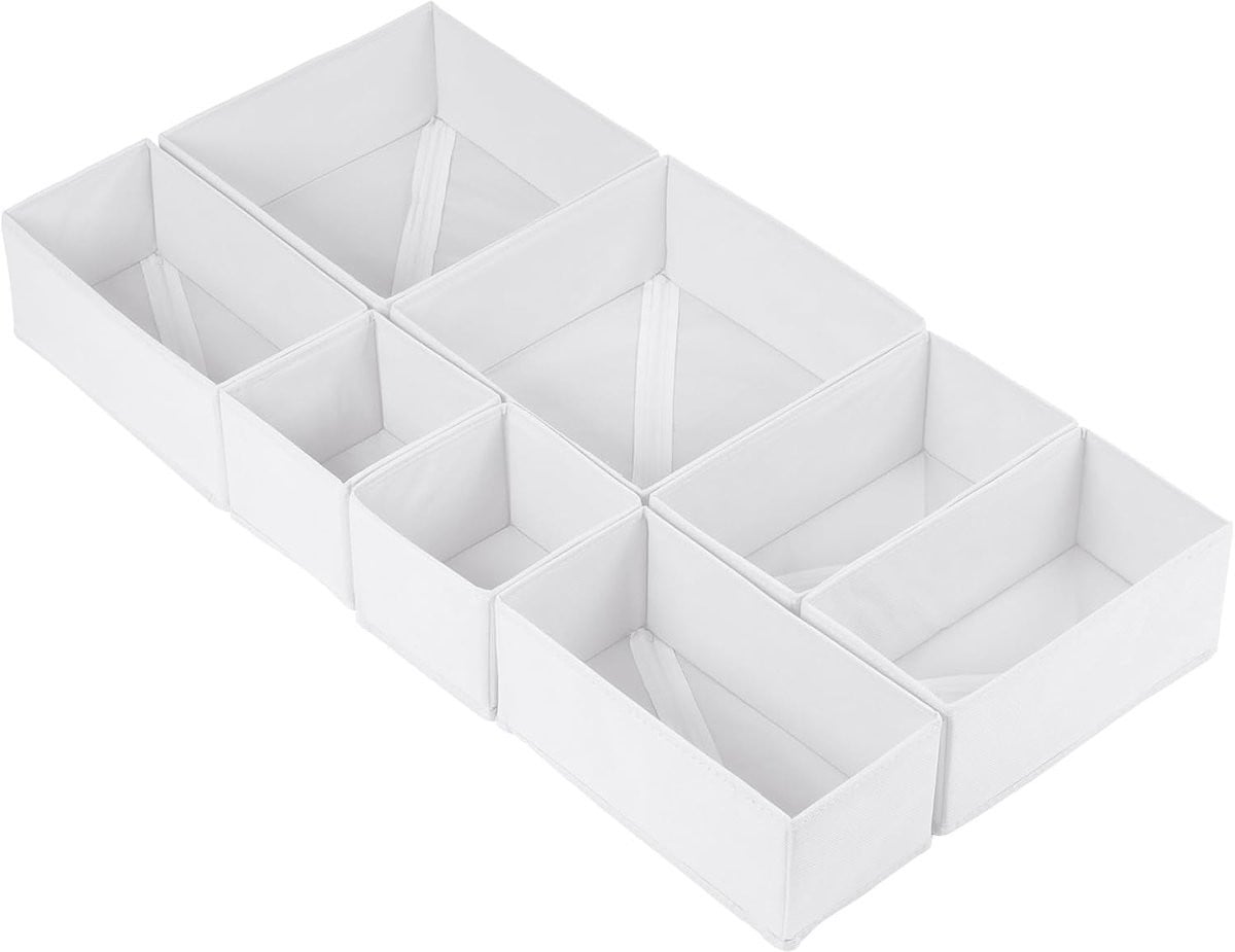 Thijox Set van 8 Opvouwbare Lade-organizers voor Hemnes Commode 108x96 cm en 108x131 cm