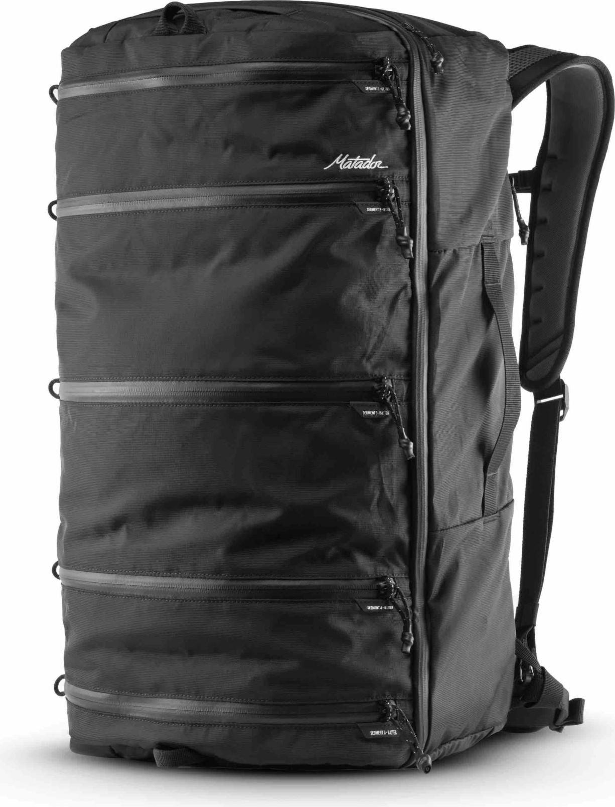 Matador SEG45 Travel Pack- robuster Rucksck mit segmentierten Taschen wie Würfel