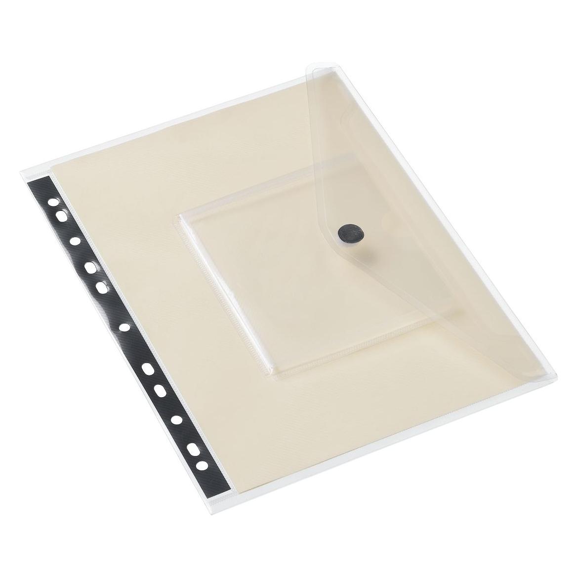 Eichner Dokumentenhülle, DIN A4, Klettverschluss, PP (A4, 5x) (9218-00682)