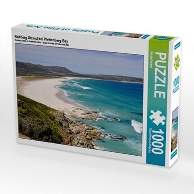 CALVENDO Puzzle Robberg Strand bei Plettenberg Bay | 1000 Teile Lege-Größe 64x48cm Foto-Puzzle für glückliche Stunden