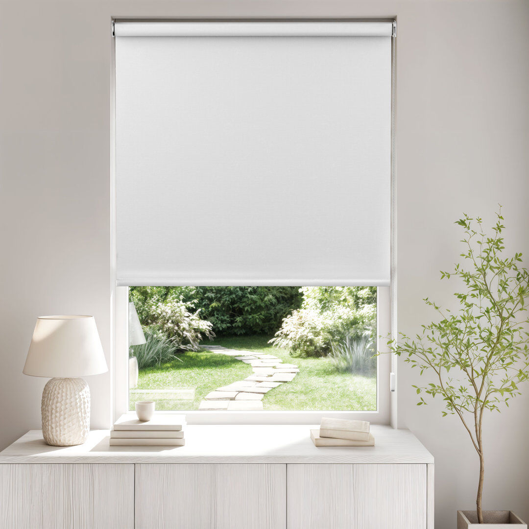 Zipcode Design Blackout Roller shade White 150cm W x 165cm L