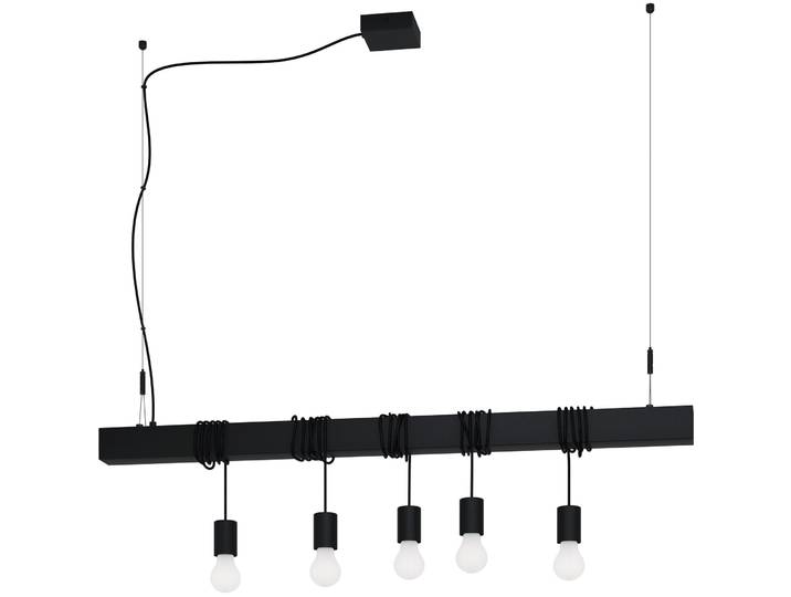 Eglo Pendellampe Townshend-B Schwarz Stahl B 9.5 cm
