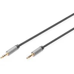 DIGITUS Audio Anschlusskabel, 3,5 mm Klinke-3,5 mm Klinke
