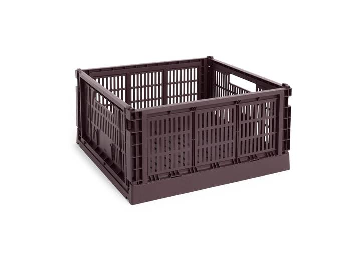 HAY Colour Crate L Square 42x42 cm Bordeaux