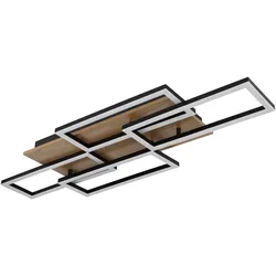 Deckenleuchte JEFFRY (LBH 87,50x32,50x7,50 cm) - schwarz - LBH 87,50x32,50x7,50 cm