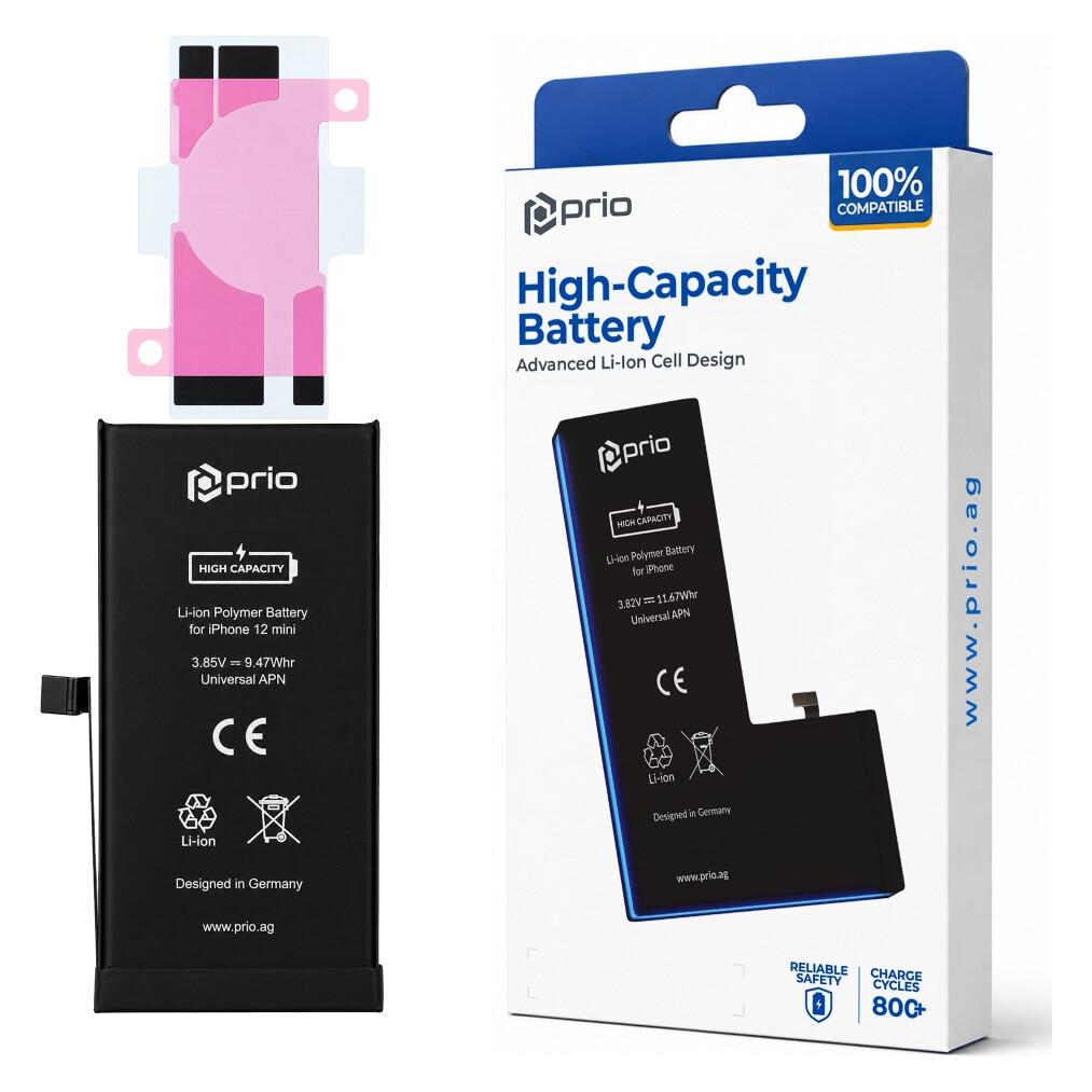 prio Hochleistungsakku für iPhone 12 mini (2460 mAh) - Universal APN - (PBA-1510)