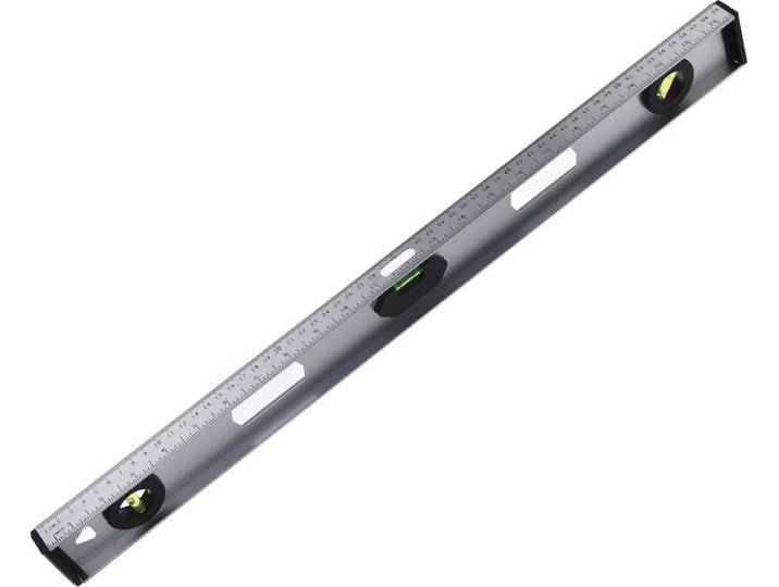 Zilveren waterpas 3 libellen 60 cm - Waterpassen - Gereedschap - Klussen