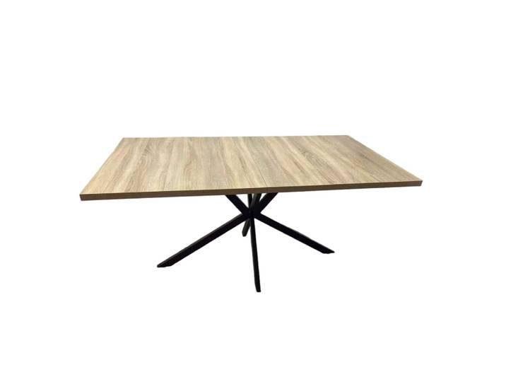 Table extensible 8 personnes effet bois 200cm