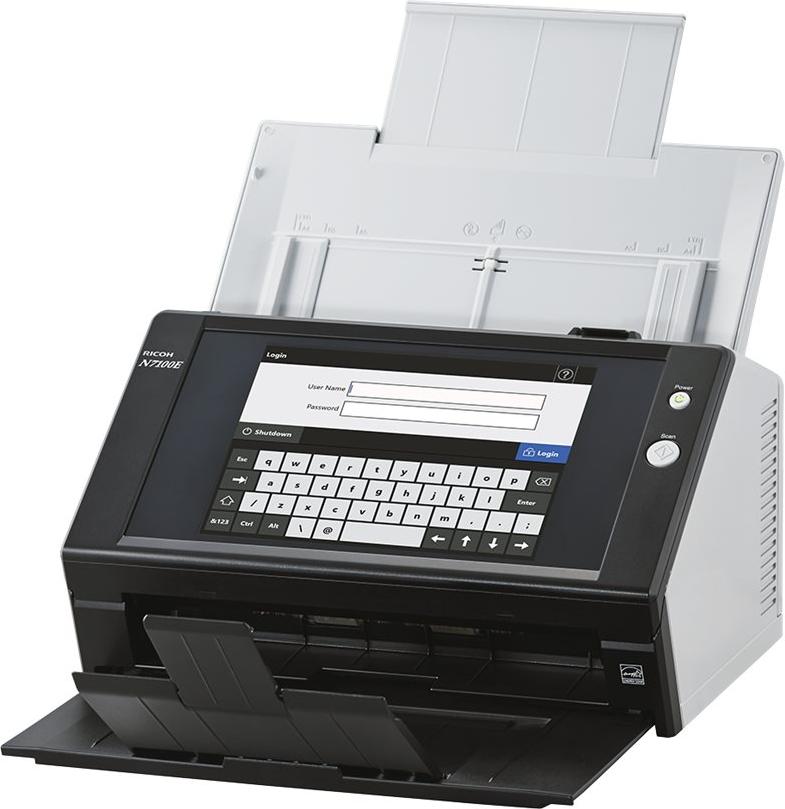 Ricoh N7100E, 216 x 3048 mm, 600 x 600 DPI, 24 Bit, 8 Bit, 1 Bit, 25 Seiten pro Minute