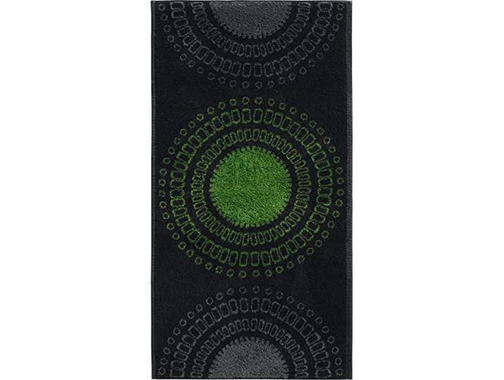 REDBEST Duschtuch Kreise grün Größe 75x150 cm - leichte, weiche Qualität, saugstark, sehr strapazierfähig