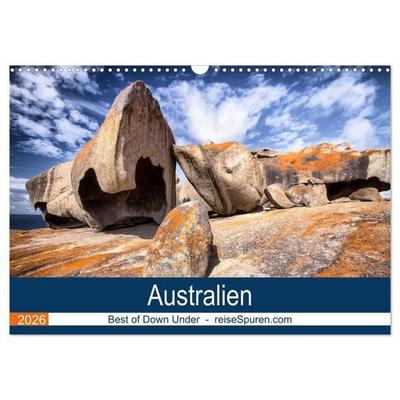 Australien 2026 Best of Down Under (Wandkalender 2026 DIN A3 quer), CALVENDO Monatskalender