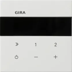Gira 2320112 UP-Radio IP Flächenschalter Reinweiß glänzend
