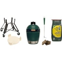 Medium, Starter-Paket, Holzkohlegrill grün, Ø 40cm