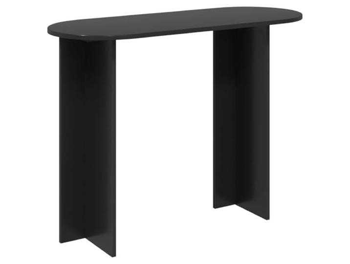 Molumvel Konsolentisch Schwarze Eiche, Moderner Flurtisch, 100 x 39.5 x 75 Stabile Holzwerkstoff-Konstruktion, Minimalistisches Design