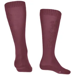 Eskadron Damen Strümpfe Reitsocken cassis Heritage HW 23/24, Größe: S