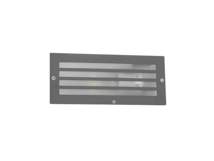 Lampe encastrée moderne gris foncé IP44 - Hurricane