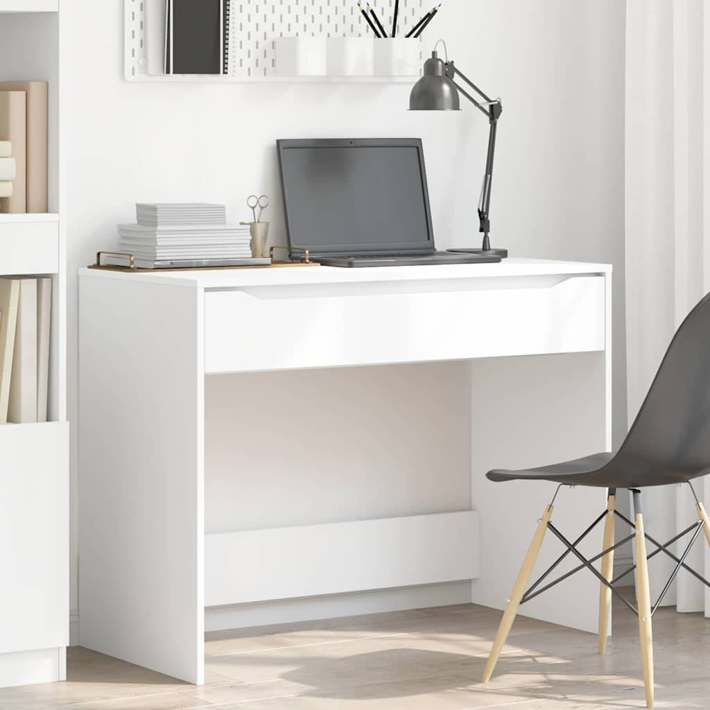 Ebern Designs Writing Desk White 78cm H X 100cm W X 50cm D