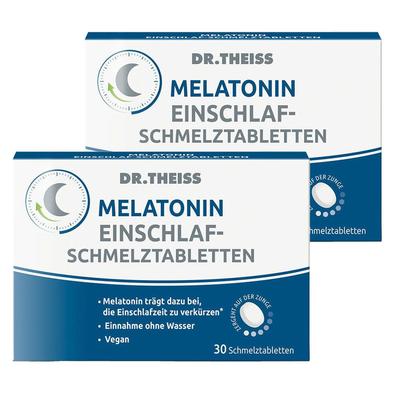 Dr.theiss Melatonin Einschlaf-Schmelztabletten 2x30 St Schmelztabletten