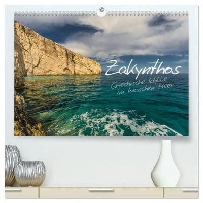 Zakynthos - Griechische Idylle im Ionischen Meer (hochwertiger Premium Wandkalender 2027 DIN A2 quer), Kunstdruck in Hochglanz