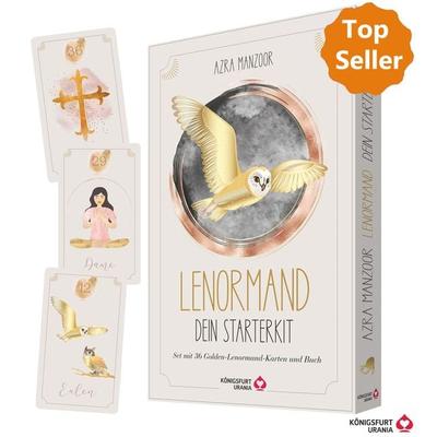 Lenormand - Dein Starterkit, Set von Azra Manzoor, Königsfurt-urania, 978-3-86826-792-1