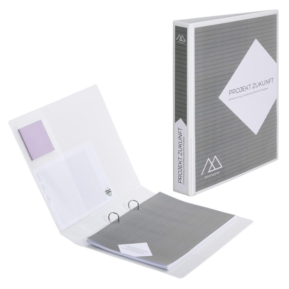 Exacompta Ringbuch Kreacover 4,70 cm, weiß 54946E