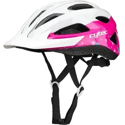 CYTEC Kinder Helm Kinder Fahrradhelm Firestarter 2.10 Pink, Größe 52 in Weiß Weiß