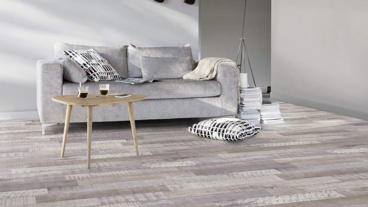 Santafe Pearl Vloerbedekking PVC - Vinyl vloer - Vochtbestendig en slijtvast - 2 x 25 m