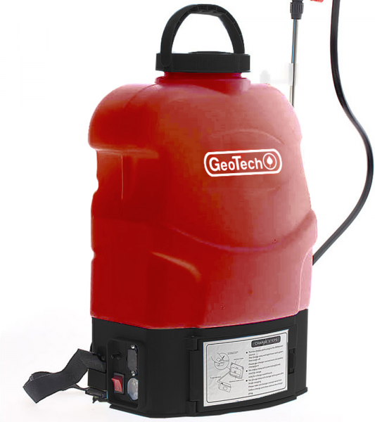 Pulvérisateur dorsal à batterie GeoTech BS185-Lithium - électrique à dos - 18 L