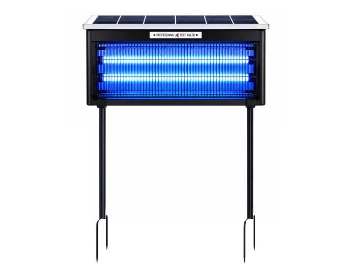 Lampe Solaire Anti-Moustiques Puissante et Très Grande, Destructeur d'Insectes d'Extérieur Haute Performance pour Patio, Jardin et Cour Arrière