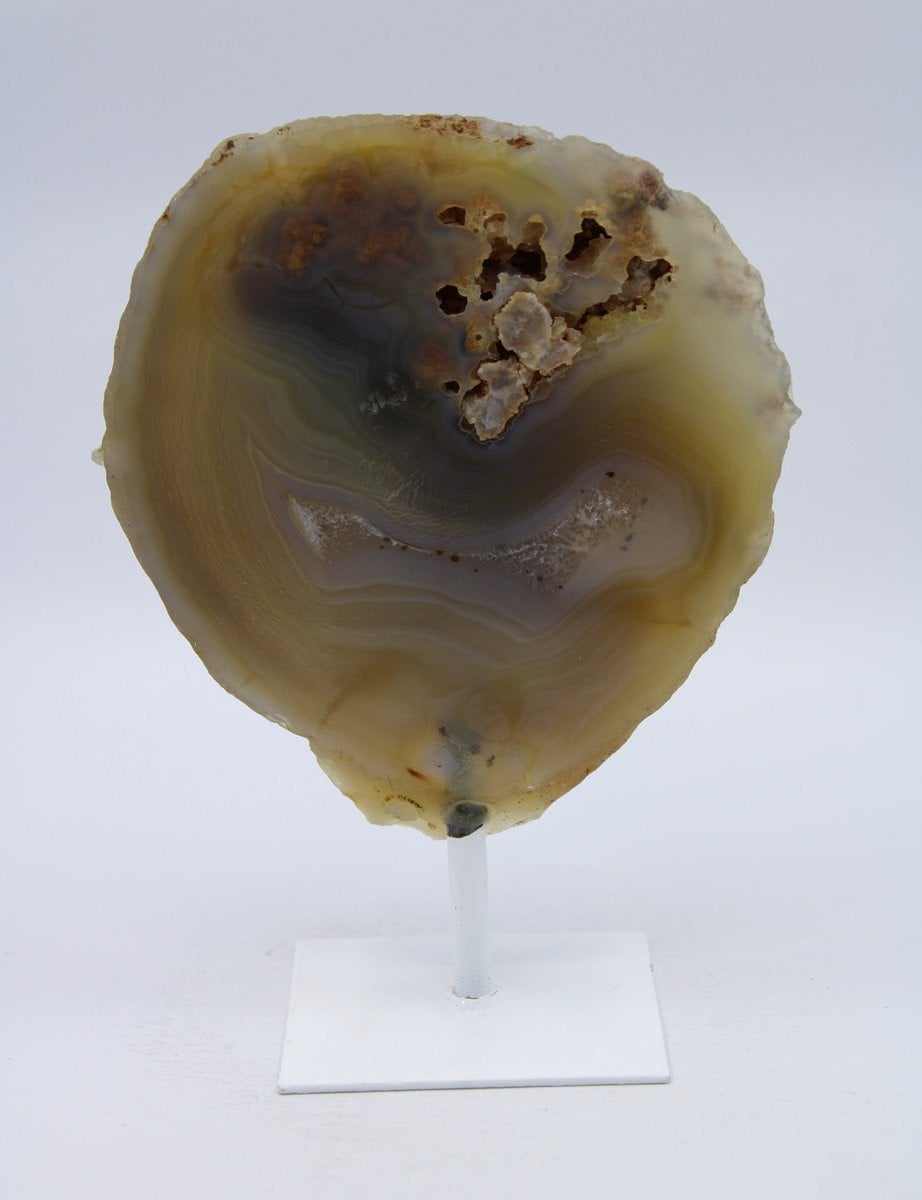 Agaat geode op standaard