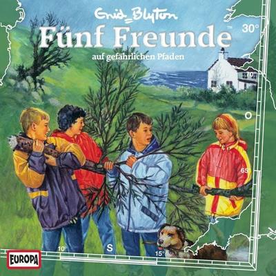 Folge 30: Fünf Freunde auf gefährlichen Pfaden - Enid Blyton,Andre Minninger, Audio, 4064066621353